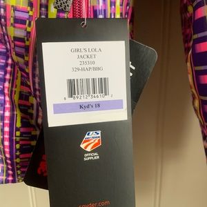 Youth girls spyder ski coat/jacket.